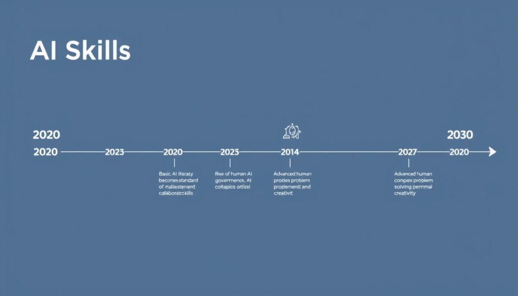 AI skills evolution timeline from 2020 to 2030 AI skills evolution timeline from 2020 to 2030