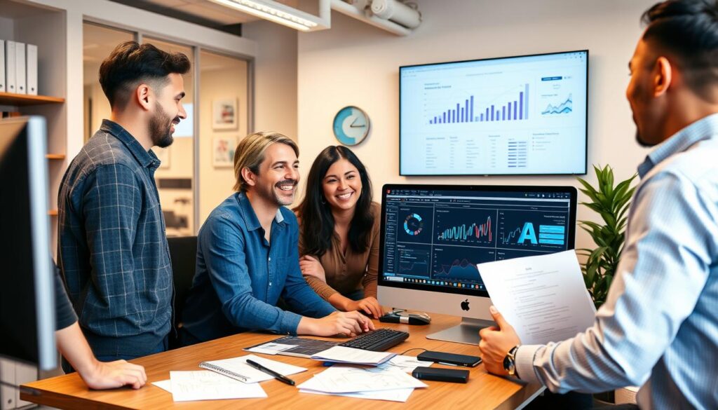 Small businesses implementing AI adoption strategies Small businesses implementing AI adoption strategies