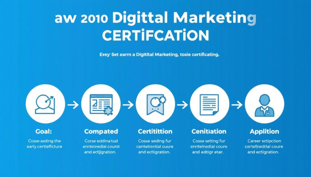 Step-by-step process for earning a digital marketing certification Step-by-step process for earning a digital marketing certification