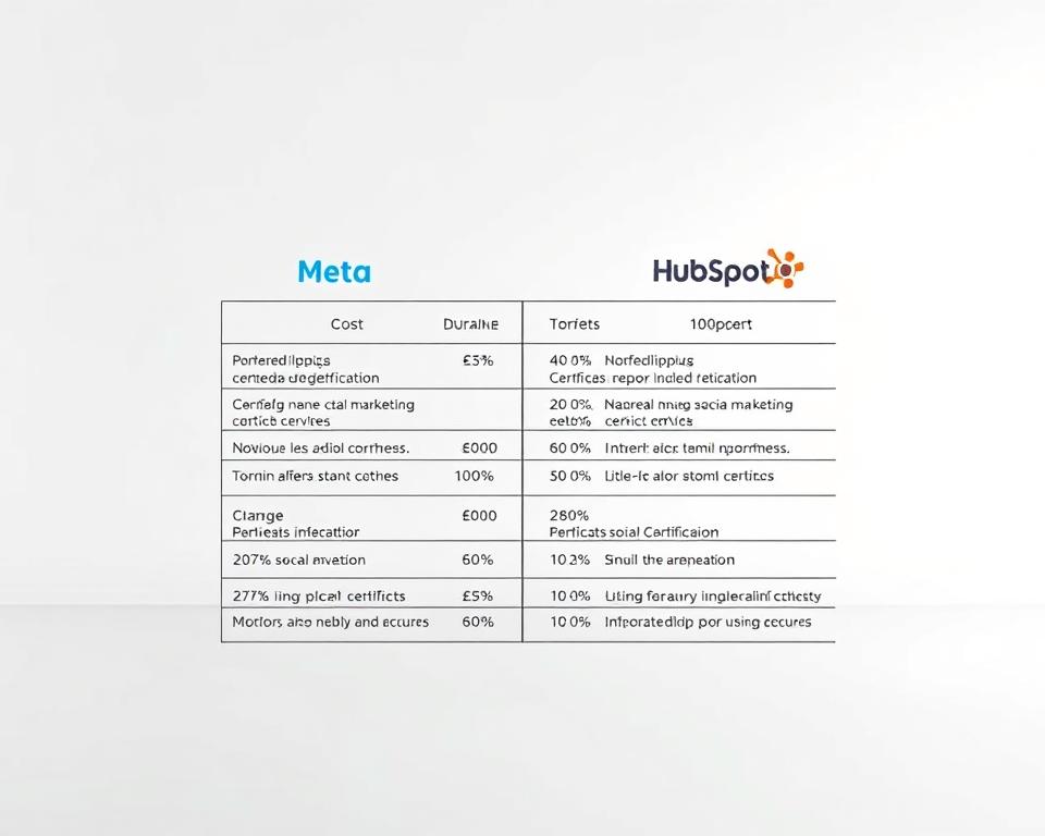 cost and duration comparison cost and duration comparison