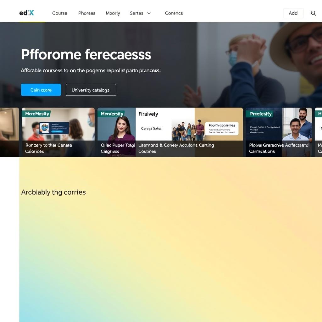 edX platform showing affordable course options edX platform showing affordable course options