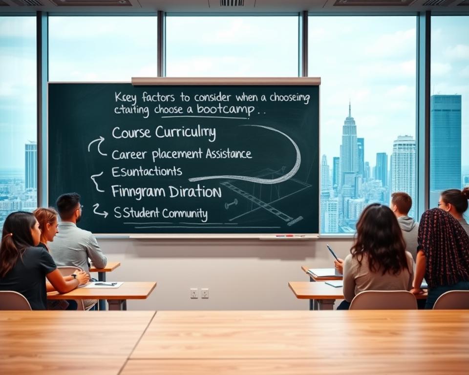 factors to consider when choosing a bootcamp