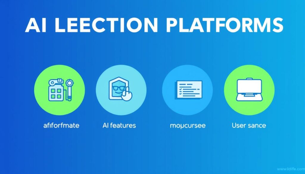 Comparison chart showing selection criteria for affordable AI-powered upskilling platforms Comparison chart showing selection criteria for affordable AI-powered upskilling platforms