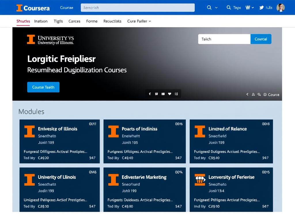 Coursera Digital Marketing Specialization dashboard showing affordable certification path for 2025 Coursera Digital Marketing Specialization dashboard showing affordable certification path for 2025