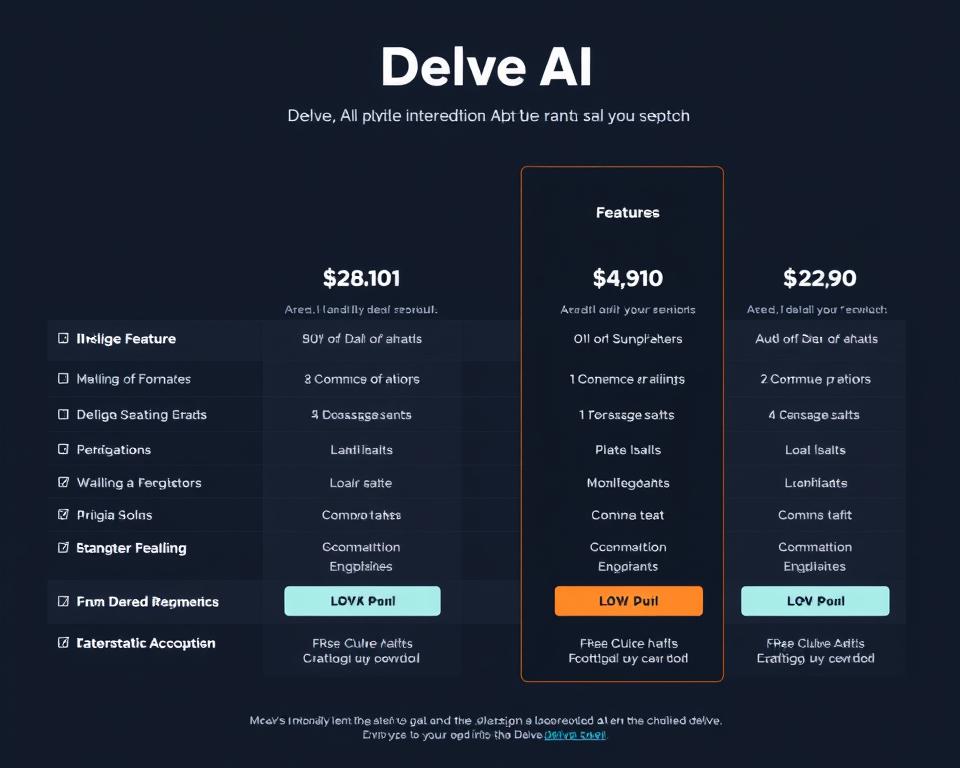 Delve AI pricing plans comparison review