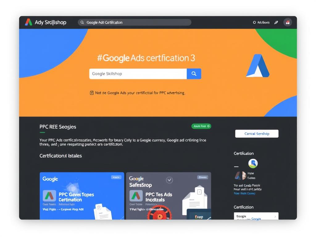 Google Ads Certification showing PPC advertising modules for Most Affordable Online Digital Marketing Certificates 2025 Google Ads Certification showing PPC advertising modules for Most Affordable Online Digital Marketing Certificates 2025