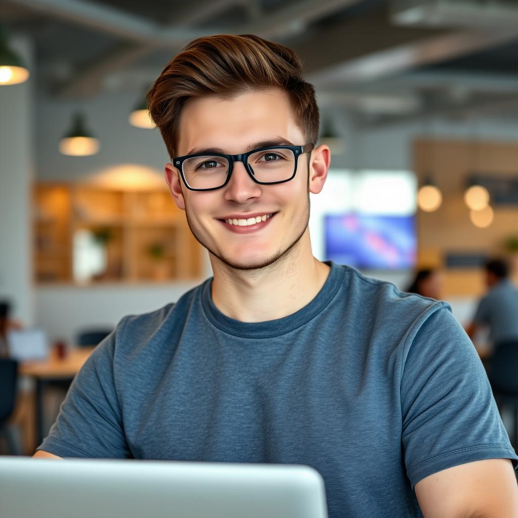 Portrait of Miguel R., a former retail manager who became a front-end developer after a free bootcamp Portrait of Miguel R., a former retail manager who became a front-end developer after a free bootcamp