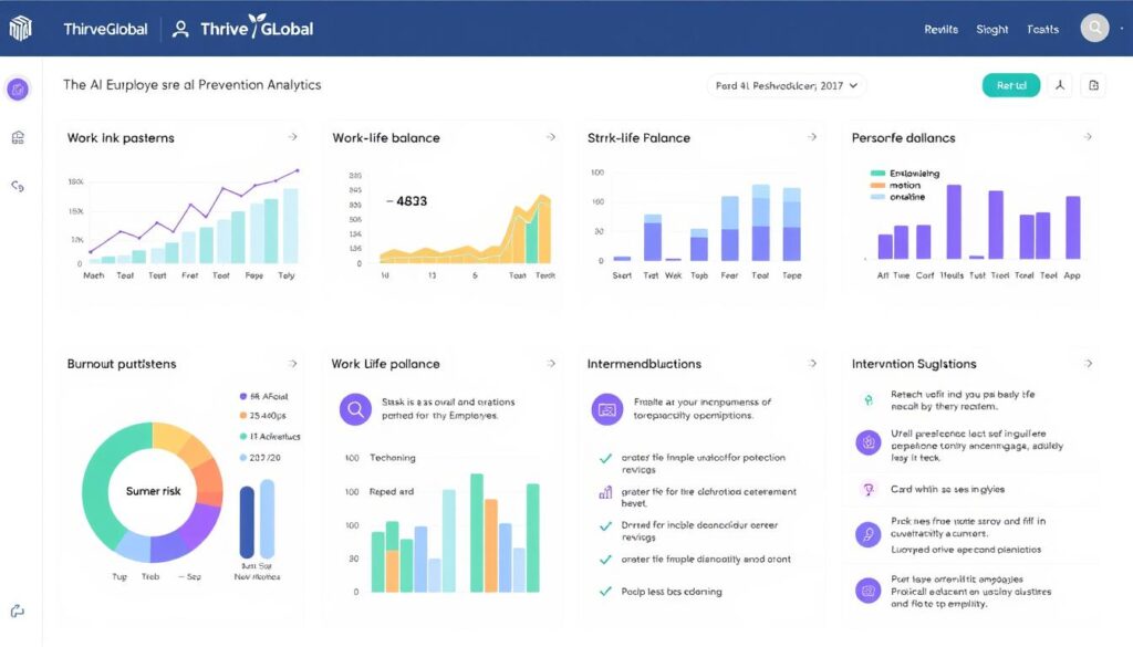 Thrive Global AI burnout prevention dashboard for high-potential employees Thrive Global AI burnout prevention dashboard for high-potential employees