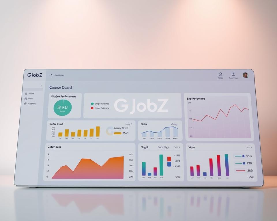 interactive course dashboard