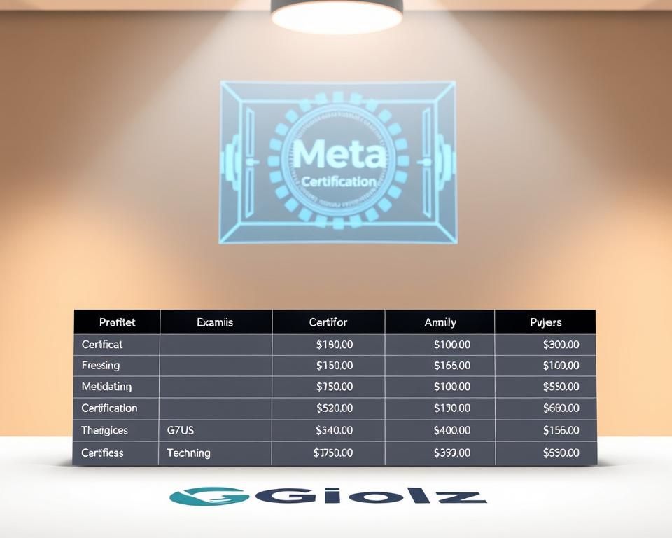 meta certification exam fee
